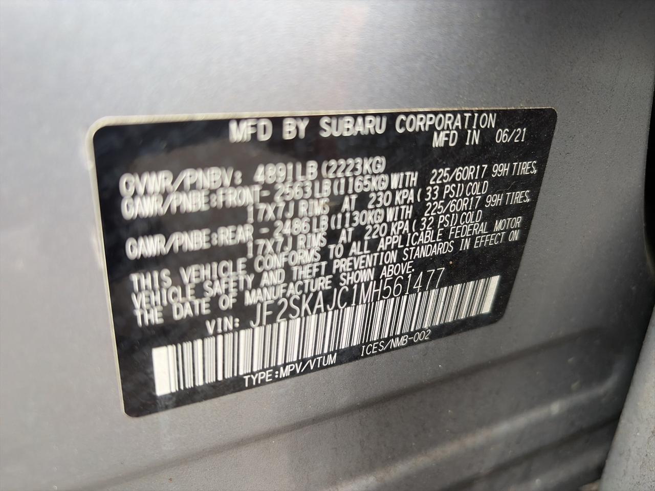 2021 Subaru Forester Premium Springfield VA