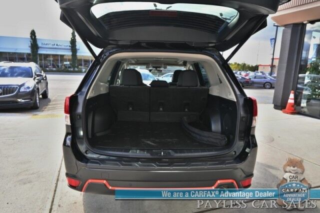 2021 Subaru Forester Sport / AWD / Eye Sight Pkg / Power & Heated Seats / Harman Kardon Speakers / Sunroof / Adaptive Cruise / Lane Depart & Blind Spot Alert / Apple CarPlay & Android Auto / Back Up Camera / 33 MPG / 1-Owner Anchorage AK