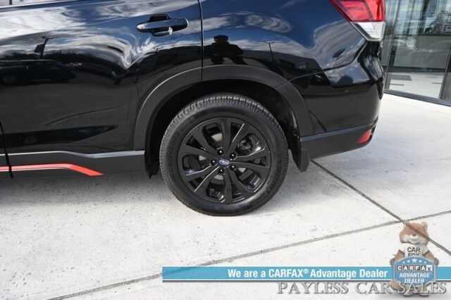 2021 Subaru Forester Sport / AWD / Eye Sight Pkg / Power & Heated Seats / Harman Kardon Speakers / Sunroof / Adaptive Cruise / Lane Depart & Blind Spot Alert / Apple CarPlay & Android Auto / Back Up Camera / 33 MPG / 1-Owner Anchorage AK