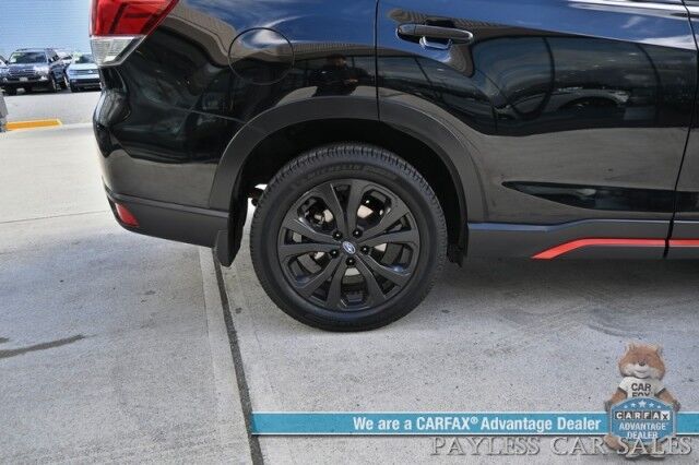 2021 Subaru Forester Sport / AWD / Eye Sight Pkg / Power & Heated Seats / Harman Kardon Speakers / Sunroof / Adaptive Cruise / Lane Depart & Blind Spot Alert / Apple CarPlay & Android Auto / Back Up Camera / 33 MPG / 1-Owner Anchorage AK