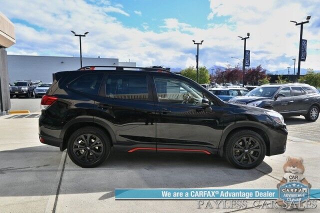 2021 Subaru Forester Sport / AWD / Eye Sight Pkg / Power & Heated Seats / Harman Kardon Speakers / Sunroof / Adaptive Cruise / Lane Depart & Blind Spot Alert / Apple CarPlay & Android Auto / Back Up Camera / 33 MPG / 1-Owner Anchorage AK