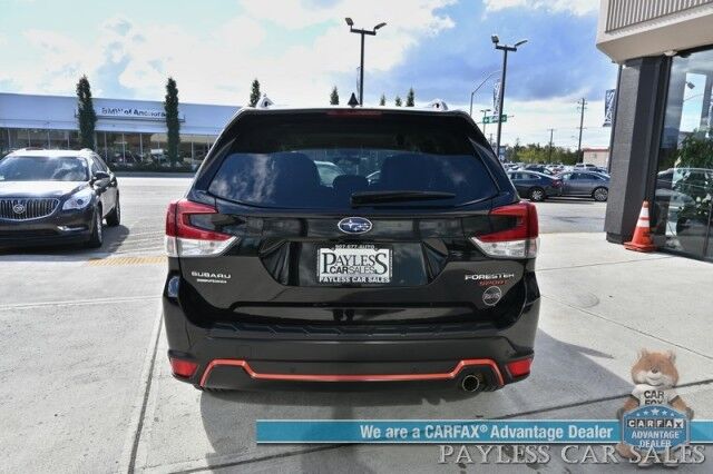 2021 Subaru Forester Sport / AWD / Eye Sight Pkg / Power & Heated Seats / Harman Kardon Speakers / Sunroof / Adaptive Cruise / Lane Depart & Blind Spot Alert / Apple CarPlay & Android Auto / Back Up Camera / 33 MPG / 1-Owner Anchorage AK