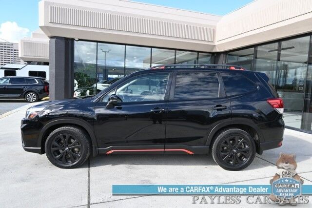2021 Subaru Forester Sport / AWD / Eye Sight Pkg / Power & Heated Seats / Harman Kardon Speakers / Sunroof / Adaptive Cruise / Lane Depart & Blind Spot Alert / Apple CarPlay & Android Auto / Back Up Camera / 33 MPG / 1-Owner Anchorage AK