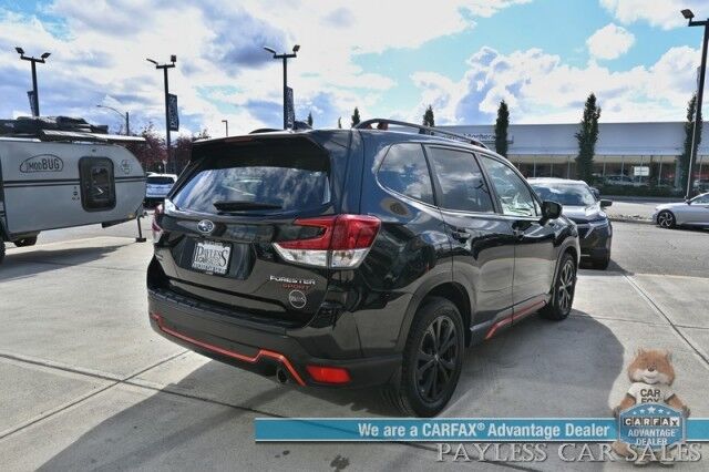 2021 Subaru Forester Sport / AWD / Eye Sight Pkg / Power & Heated Seats / Harman Kardon Speakers / Sunroof / Adaptive Cruise / Lane Depart & Blind Spot Alert / Apple CarPlay & Android Auto / Back Up Camera / 33 MPG / 1-Owner Anchorage AK