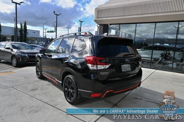 2021 Subaru Forester Sport / AWD / Eye Sight Pkg / Power & Heated Seats / Harman Kardon Speakers / Sunroof / Adaptive Cruise / Lane Depart & Blind Spot Alert / Apple CarPlay & Android Auto / Back Up Camera / 33 MPG / 1-Owner Anchorage AK