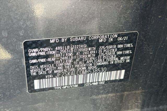 2021 Subaru Forester Sport Roseville CA