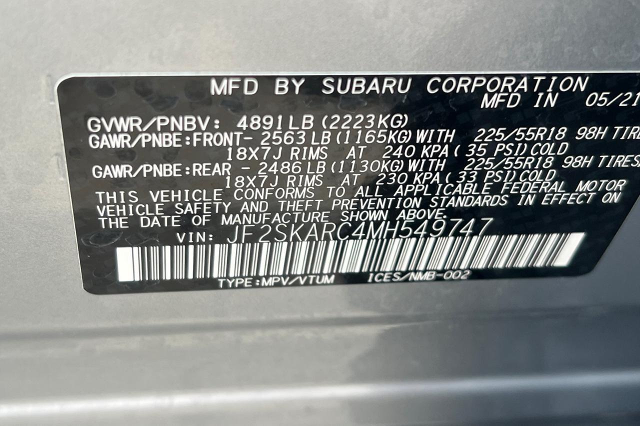 2021 Subaru Forester Sport Ontario OR