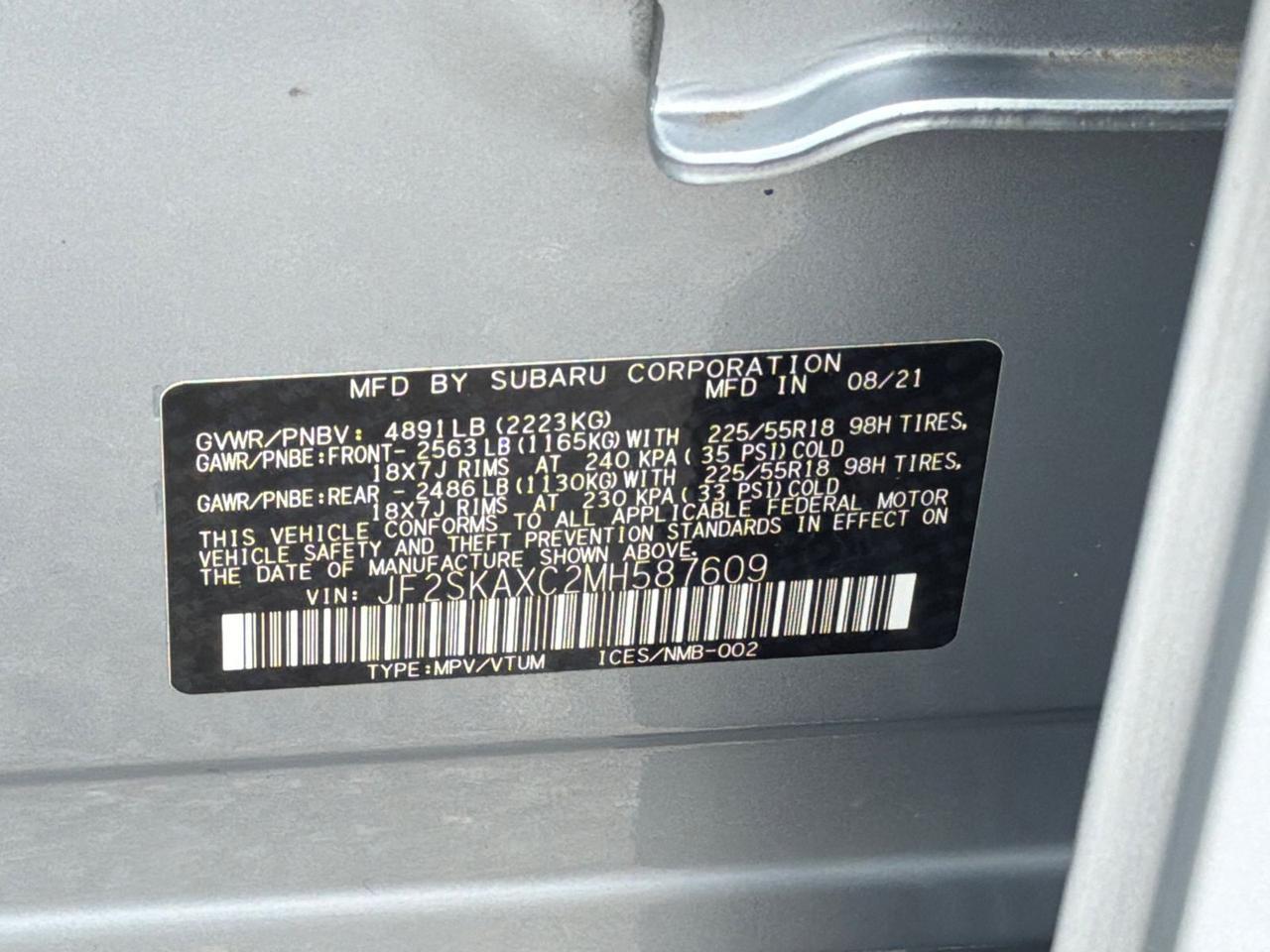 2021 Subaru Forester Touring Hagerstown MD