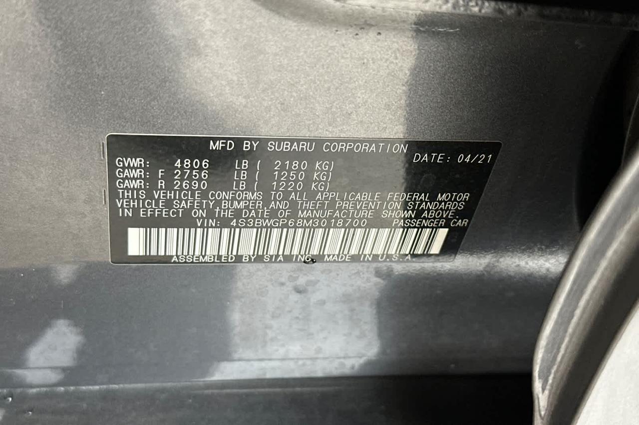 2021 Subaru Legacy Touring XT Roseville CA