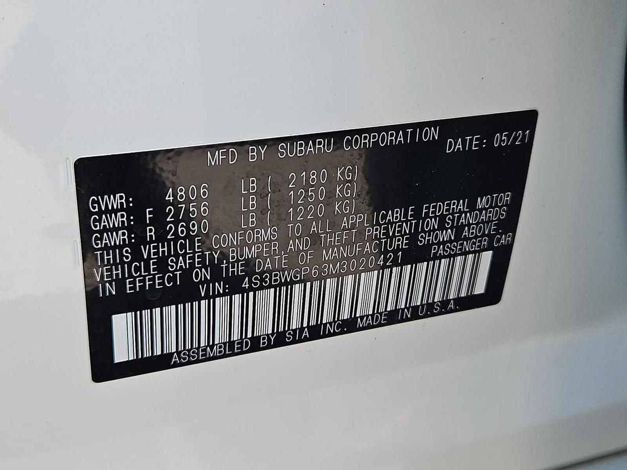 2021 Subaru Legacy Touring XT Irving TX