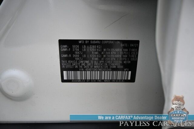 2021 Subaru Outback Limited XT / AWD / Auto Start / Front & Rear Heated Leather Seats / Heated Steering Wheel / NAV / Sunroof / Harman Kardon / Adaptive Cruise & Blind Spot Alert / Apple CarPlay & Android Auto / Back Up Cam / 30 MPG Anchorage AK 2021 Subaru Outback Limited XT / AWD / Auto Start / Front & Rear Heated Leather Seats / Heated Steering Wheel / NAV / Sunroof / Harman Kardon / Adaptive Cruise & Blind Spot Alert / Apple CarPlay & Android Auto / Back Up Cam / 30 MPG Anchorage AK