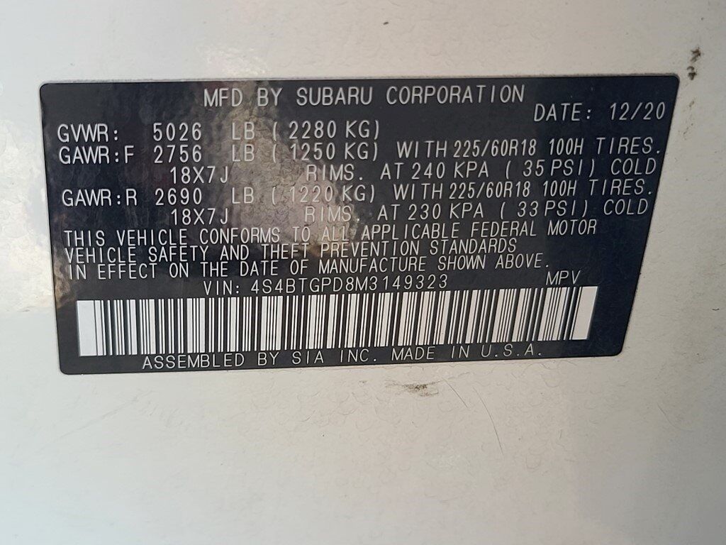 2021 Subaru Outback Touring XT Springfield VA
