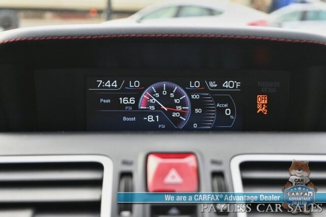 2021 Subaru WRX STI / AWD / 6-SPD Manual / Power & Heated Alcantara Seats / Apple CarPlay & Android Auto / Bluetooth / Back Up Camera / Keyless Entry & Start / Cruise Control / 22 MPG / Low Miles / 1-Owner Anchorage AK