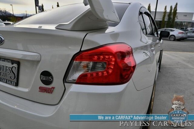 2021 Subaru WRX STI / AWD / 6-SPD Manual / Power & Heated Alcantara Seats / Apple CarPlay & Android Auto / Bluetooth / Back Up Camera / Keyless Entry & Start / Cruise Control / 22 MPG / Low Miles / 1-Owner Anchorage AK