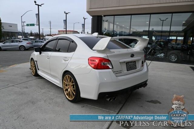 2021 Subaru WRX STI / AWD / 6-SPD Manual / Power & Heated Alcantara Seats / Apple CarPlay & Android Auto / Bluetooth / Back Up Camera / Keyless Entry & Start / Cruise Control / 22 MPG / Low Miles / 1-Owner Anchorage AK