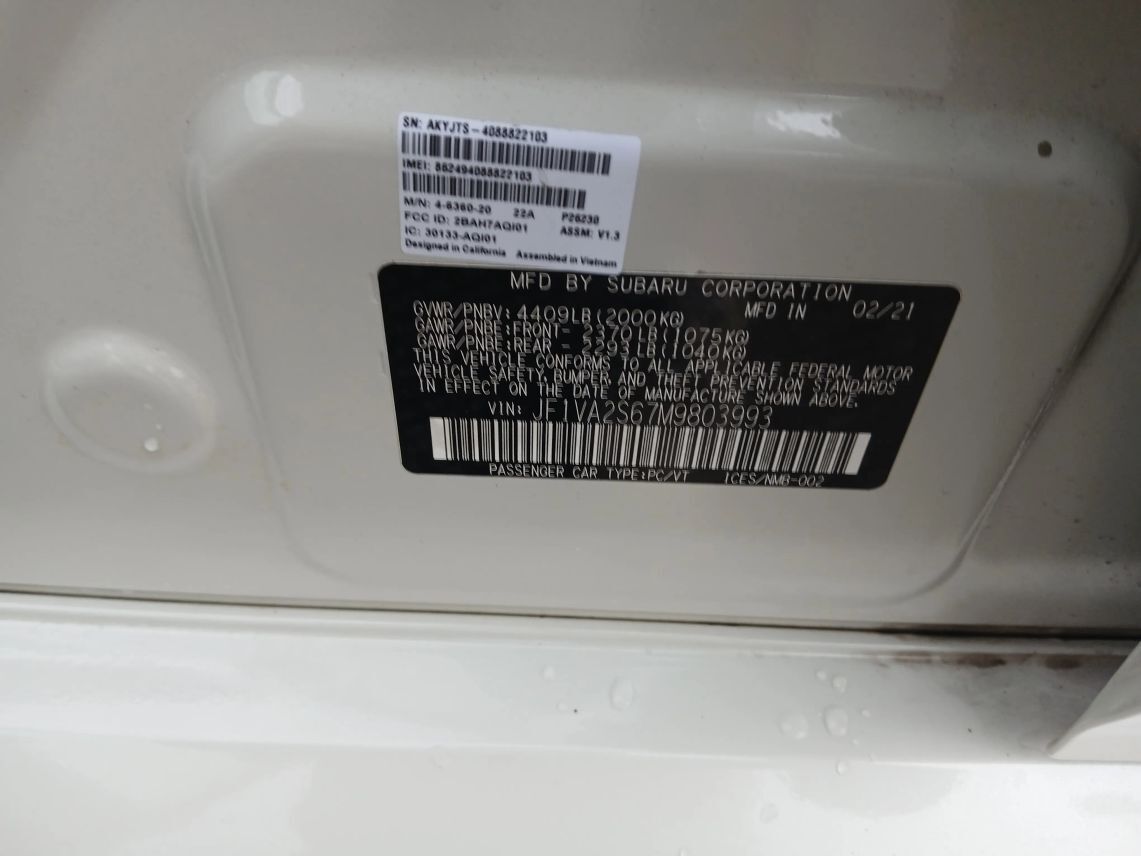 2021 Subaru WRX STI Sedan 4D Maitland FL
