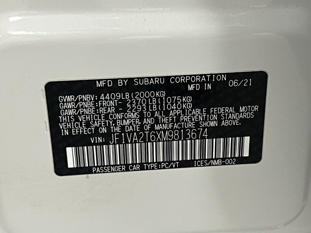 2021 Subaru WRX STi Limited Highlands Ranch CO
