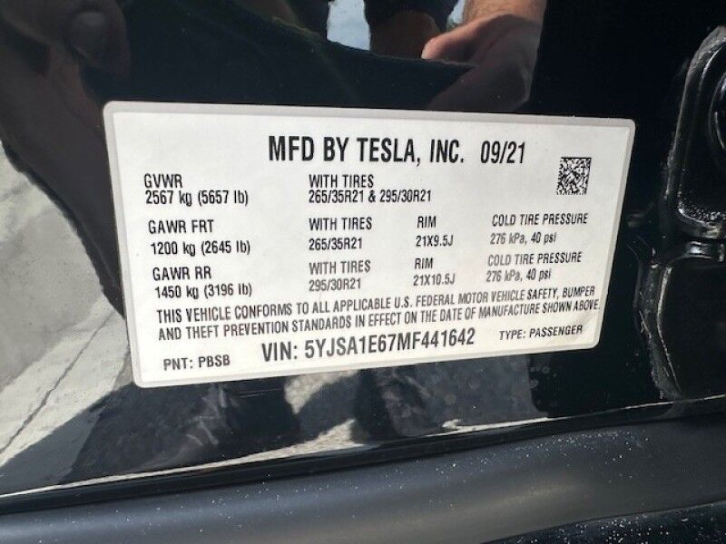 2021 Tesla MODEL S PLAID AWD LOW MILES RUNS GREAT FREE SHIPPING IN FLORIDA Sarasota FL