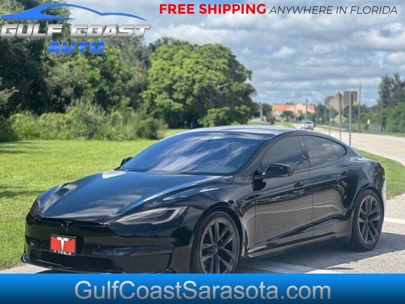 2021 Tesla MODEL S PLAID AWD LOW MILES RUNS GREAT FREE SHIPPING IN FLORIDA Sarasota FL