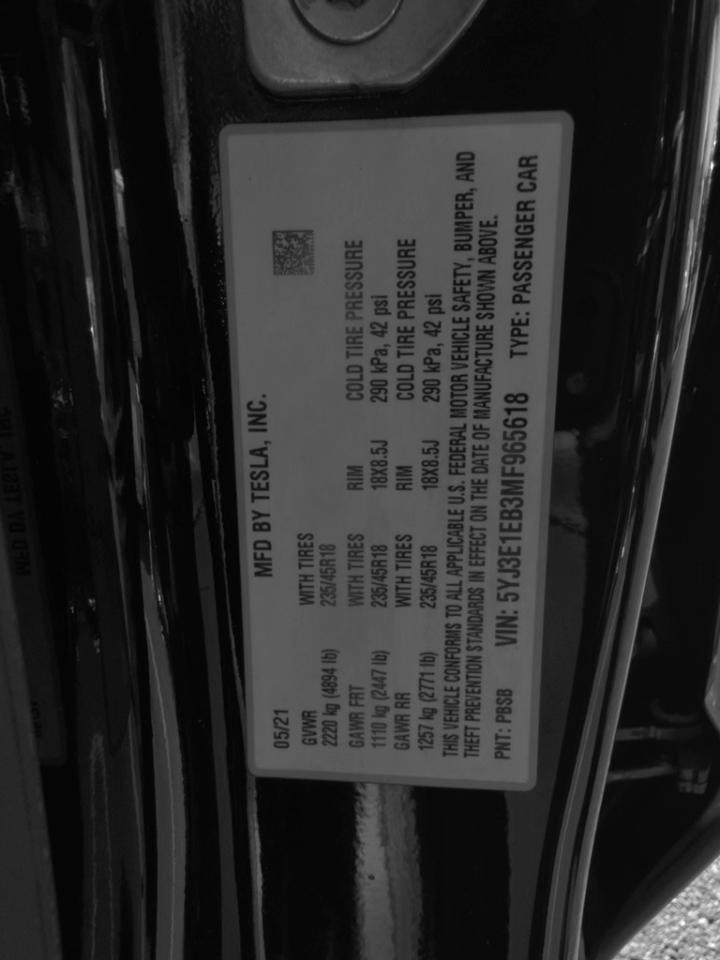 2021 Tesla Model 3 Long Range AWD Jacksonville FL