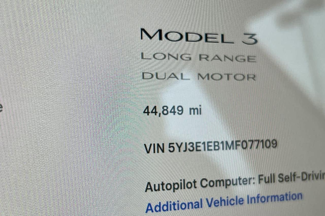 2021 Tesla Model 3 Long Range Roseville CA