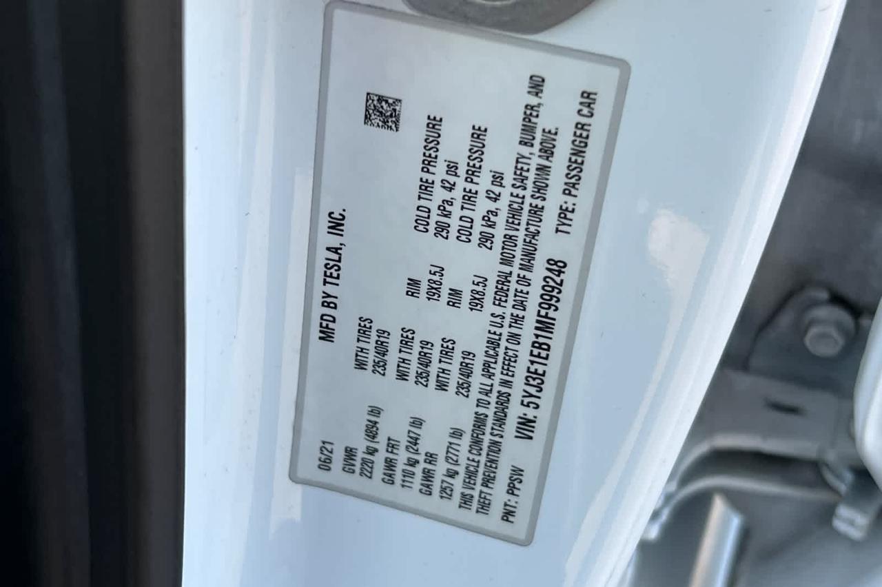 2021 Tesla Model 3 Long Range Roseville CA