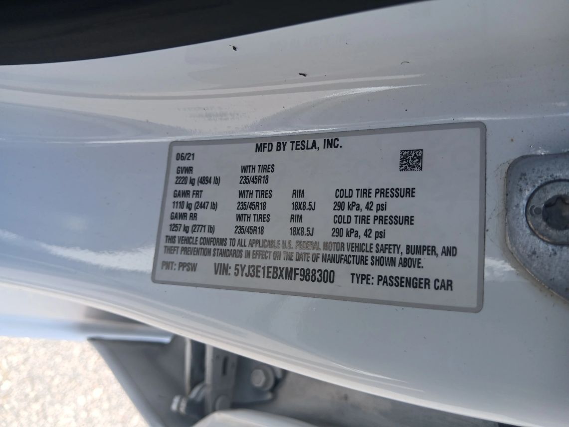 2021 Tesla Model 3 Long Range Sedan 4D Maitland FL
