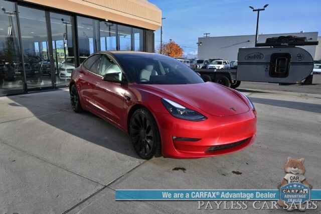 2021 Tesla Model 3 Performance / AWD / 450HP / Front & Rear Heated Leather Seats / Anchorage AK 2021 Tesla Model 3 Performance / AWD / 450HP / Front & Rear Heated Leather Seats / Anchorage AK