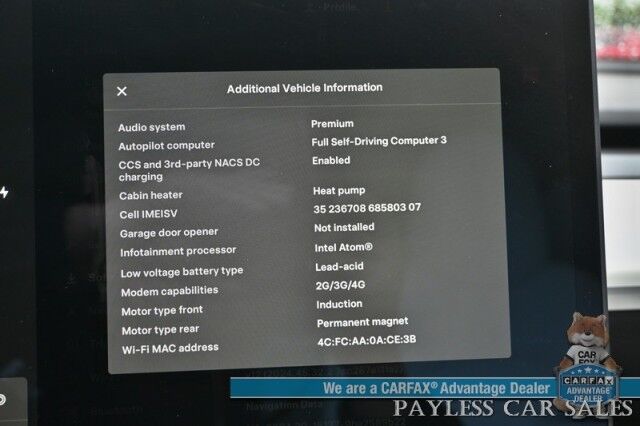 2021 Tesla Model 3 Performance / AWD / 450HP / Front & Rear Heated Leather Seats / Navigation / Fixed Glass Roof / Lane Departure & Blind Spot Alert / Autopilot / Bluetooth / Backup Camera / 315 Mile Range / 1-Owner Anchorage AK