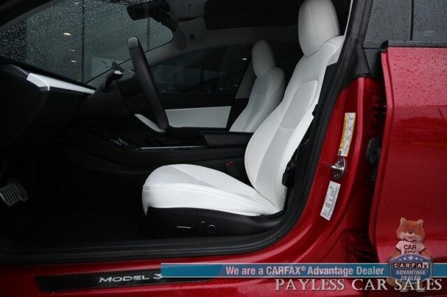 2021 Tesla Model 3 Performance / AWD / 450HP / Front & Rear Heated Leather Seats / Navigation / Fixed Glass Roof / Lane Departure & Blind Spot Alert / Autopilot / Bluetooth / Backup Camera / 315 Mile Range / 1-Owner Anchorage AK