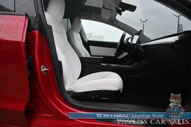 2021 Tesla Model 3 Performance / AWD / 450HP / Front & Rear Heated Leather Seats / Navigation / Fixed Glass Roof / Lane Departure & Blind Spot Alert / Autopilot / Bluetooth / Backup Camera / 315 Mile Range / 1-Owner Anchorage AK