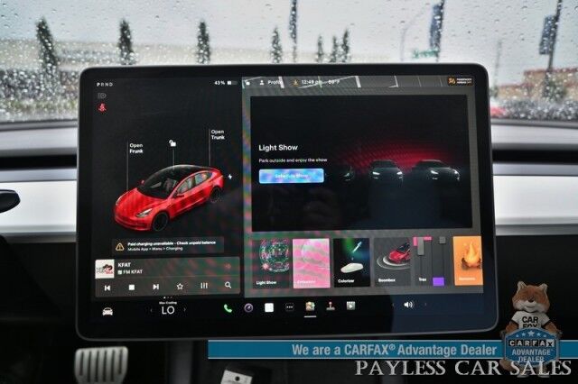 2021 Tesla Model 3 Performance / AWD / 450HP / Front & Rear Heated Leather Seats / Navigation / Fixed Glass Roof / Lane Departure & Blind Spot Alert / Autopilot / Bluetooth / Backup Camera / 315 Mile Range / 1-Owner Anchorage AK