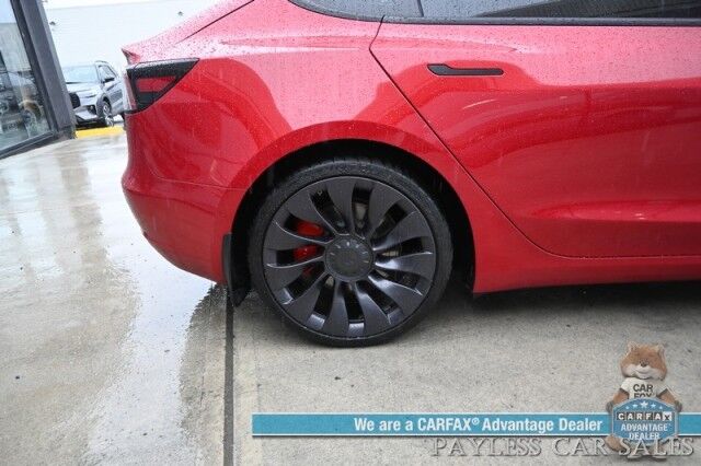 2021 Tesla Model 3 Performance / AWD / 450HP / Front & Rear Heated Leather Seats / Navigation / Fixed Glass Roof / Lane Departure & Blind Spot Alert / Autopilot / Bluetooth / Backup Camera / 315 Mile Range / 1-Owner Anchorage AK