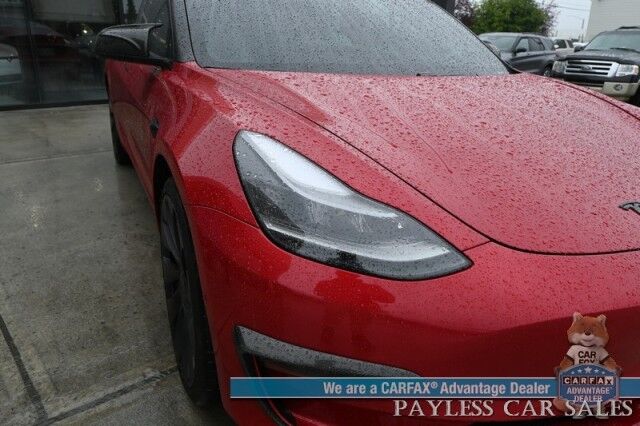 2021 Tesla Model 3 Performance / AWD / 450HP / Front & Rear Heated Leather Seats / Navigation / Fixed Glass Roof / Lane Departure & Blind Spot Alert / Autopilot / Bluetooth / Backup Camera / 315 Mile Range / 1-Owner Anchorage AK