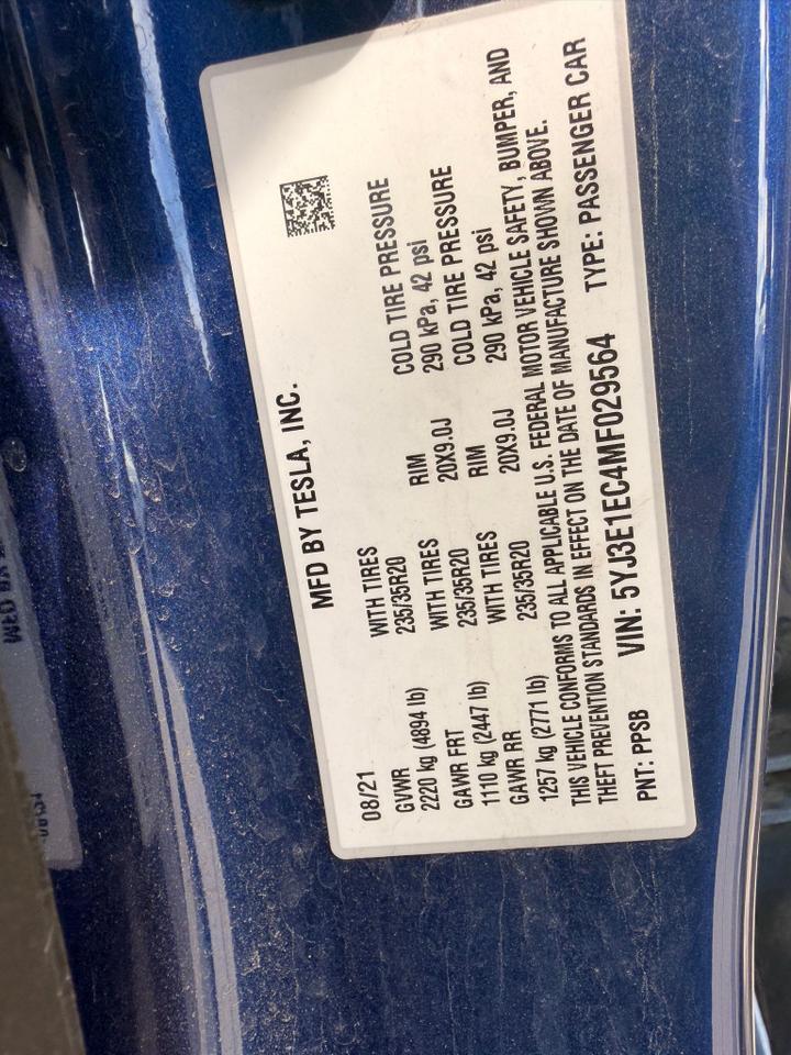 2021 Tesla Model 3 Performance Indianapolis IN