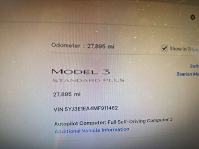 2021 Tesla Model 3 Standard Range Plus Dallas TX