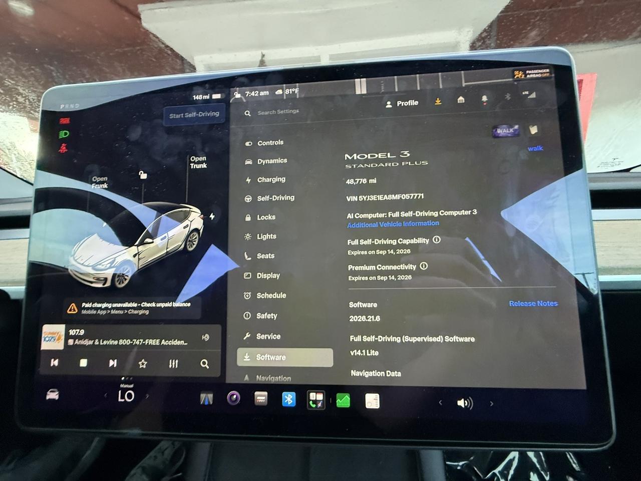 2021 Tesla Model 3 Standard Range Plus Hollywood FL