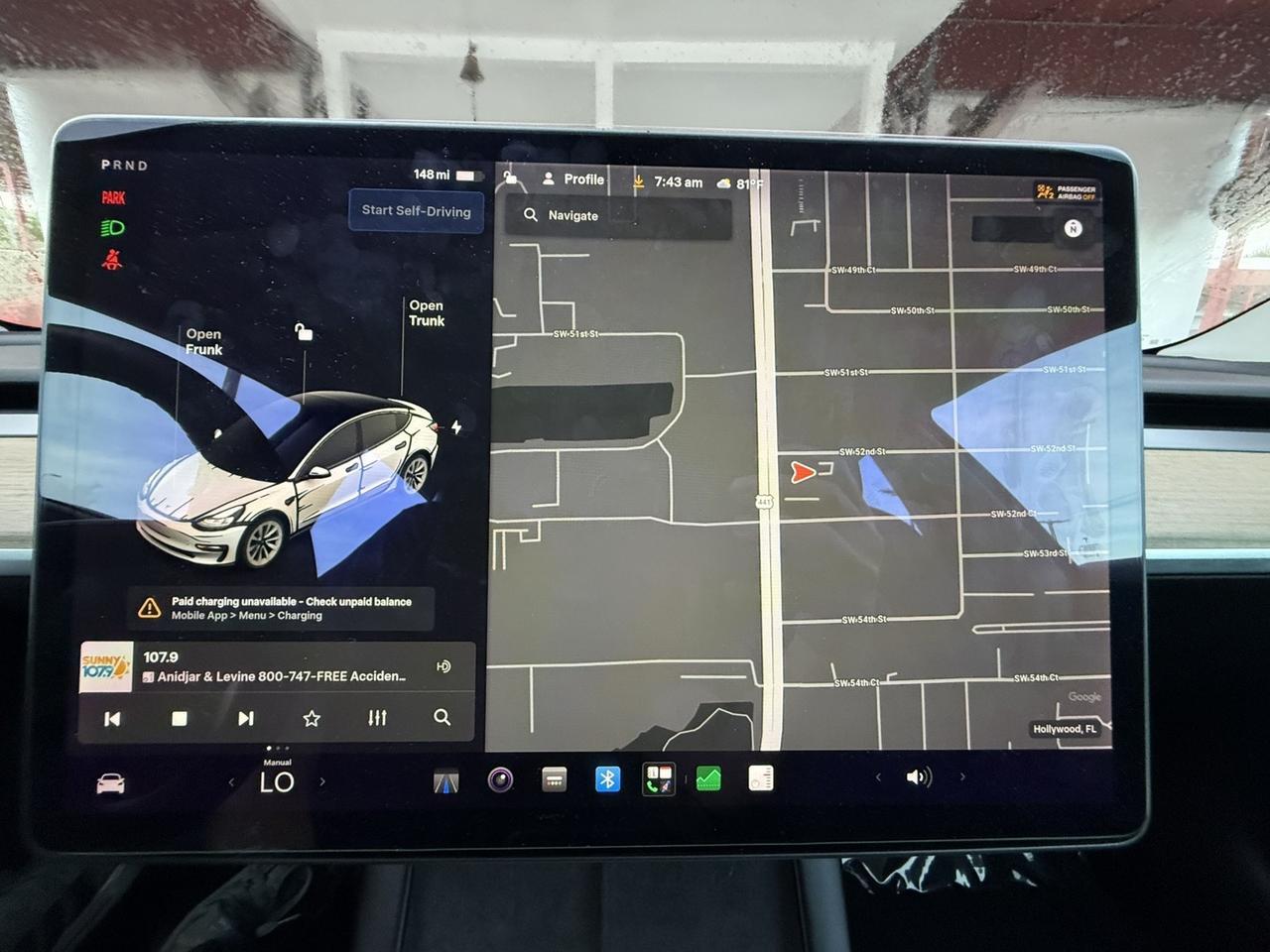 2021 Tesla Model 3 Standard Range Plus Hollywood FL