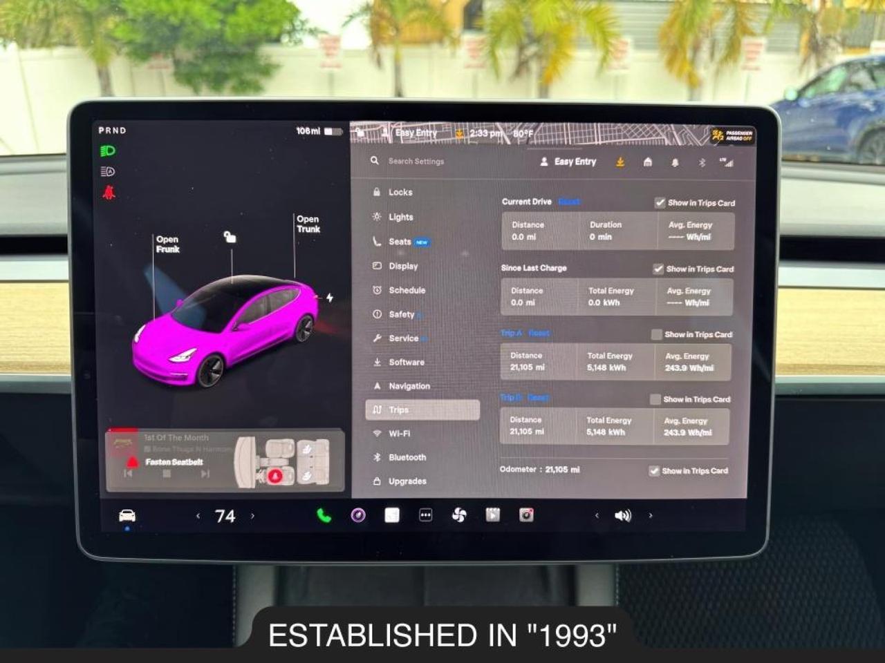 2021 Tesla Model 3 Standard Range Plus Miami FL