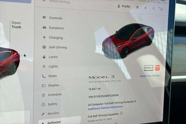 2021 Tesla Model 3 Standard Range Plus Roseville CA