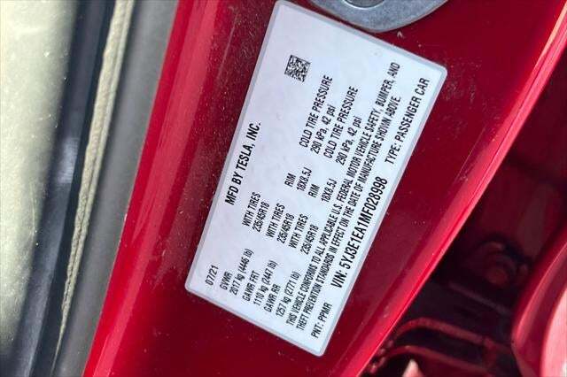 2021 Tesla Model 3 Standard Range Plus Roseville CA