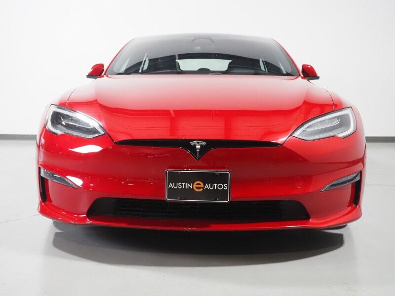 2021 Tesla Model S Long Range AWD *AUTOPILOT, NAVIGATION, SAFETY ALERTS, ADAPTIVE CRUISE, SURROUND VIEW CAMERAS, PANORAMA GLASS ROOF, CLIMATE SEATS, YOKE STEERING, WIRELESS CHARGING Round Rock TX