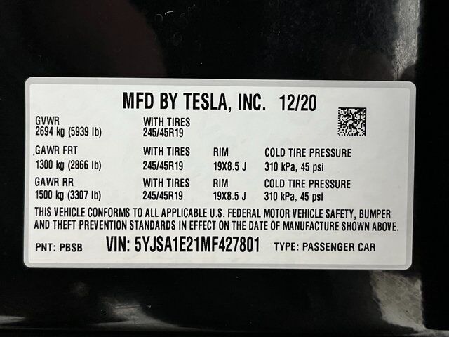 2021 Tesla Model S Long Range Carrollton TX