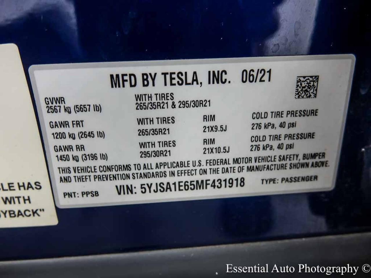 2021 Tesla Model S Plaid Willowbrook IL