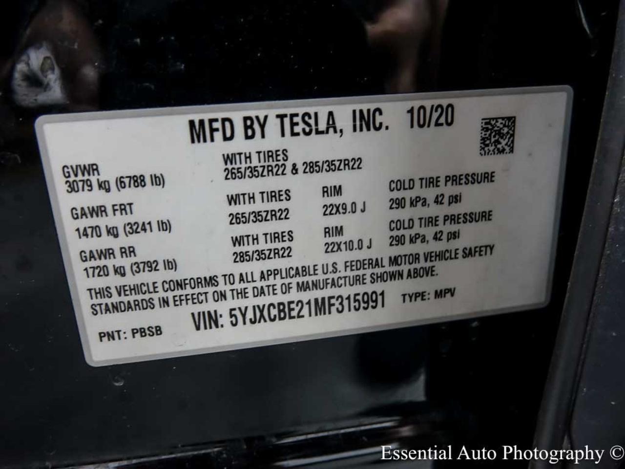 2021 Tesla Model X Long Range Plus 6 SEATS Willowbrook IL