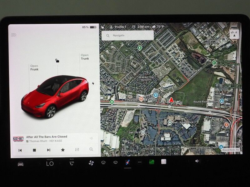 2021 Tesla Model Y Long Range AWD *AUTOPILOT, NAVIGATION, SAFETY ALERTS, ADAPTIVE CRUISE, SURROUND VIEW CAMERAS, PANORAMA GLASS ROOF, HEATED SEATS/STEERING WHEEL, WIRELESS CHARGING Round Rock TX