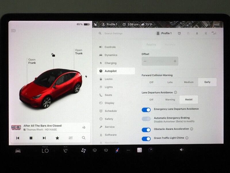 2021 Tesla Model Y Long Range AWD *AUTOPILOT, NAVIGATION, SAFETY ALERTS, ADAPTIVE CRUISE, SURROUND VIEW CAMERAS, PANORAMA GLASS ROOF, HEATED SEATS/STEERING WHEEL, WIRELESS CHARGING Round Rock TX