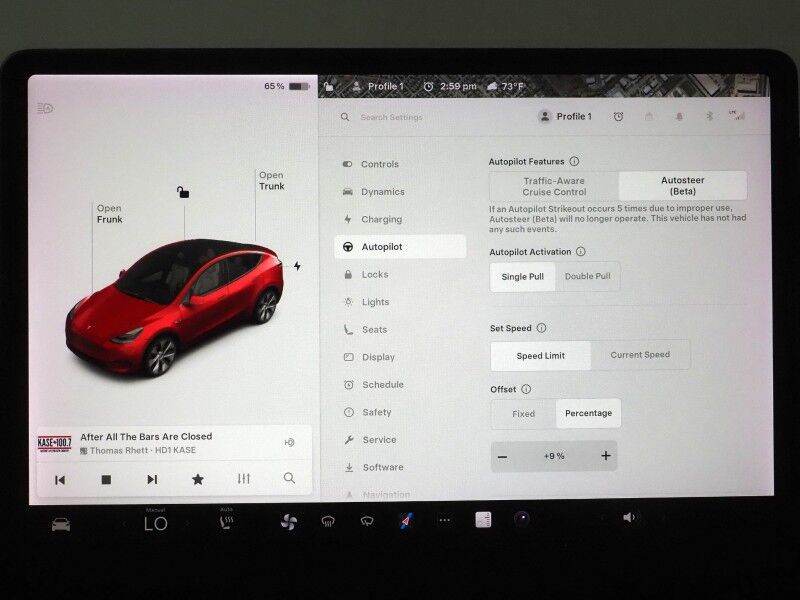 2021 Tesla Model Y Long Range AWD *AUTOPILOT, NAVIGATION, SAFETY ALERTS, ADAPTIVE CRUISE, SURROUND VIEW CAMERAS, PANORAMA GLASS ROOF, HEATED SEATS/STEERING WHEEL, WIRELESS CHARGING Round Rock TX
