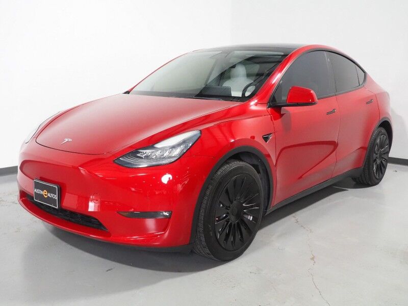 2021 Tesla Model Y Long Range AWD *AUTOPILOT, NAVIGATION, SAFETY ALERTS, ADAPTIVE CRUISE, SURROUND VIEW CAMERAS, PANORAMA GLASS ROOF, HEATED SEATS/STEERING WHEEL, WIRELESS CHARGING Round Rock TX
