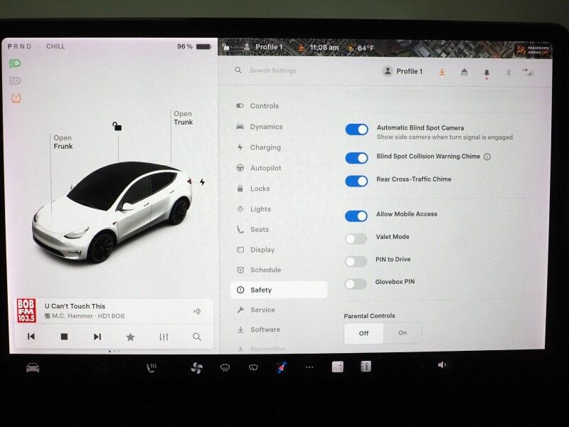 2021 Tesla Model Y Long Range AWD *FULL SELF-DRIVING ENABLED, ACCELERATION BOOST, AUTOPILOT, NAVIGATION, SAFETY ALERTS, ADAPTIVE CRUISE, 360 CAMERAS, PANO GLASS ROOF, HEATED SEATS/STEERING WHEEL, 20 INDUCTION WHEELS, WIRELESS CHARGING Round Rock TX